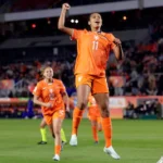 breda-netherlands-april-14-esmee-brugts-of-holland-women-celebrates-2-1-during-the-world-cup-qualifi.webp
